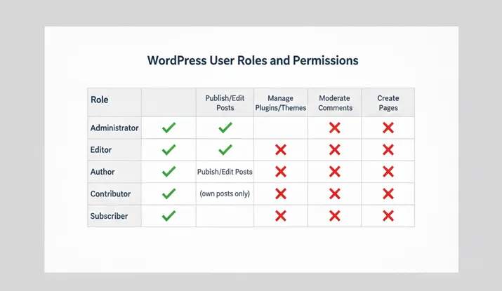 مدیریت کاربران و دسترسی‌ها