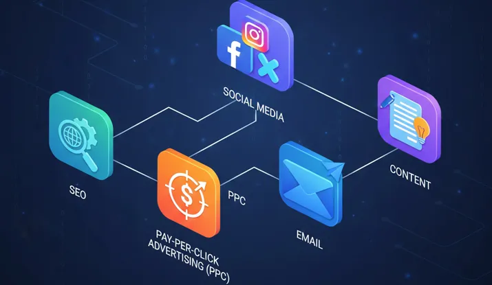 کانال‌های دیجیتال مارکتینگ
