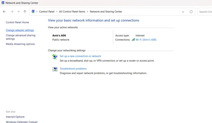 تغییر DNS