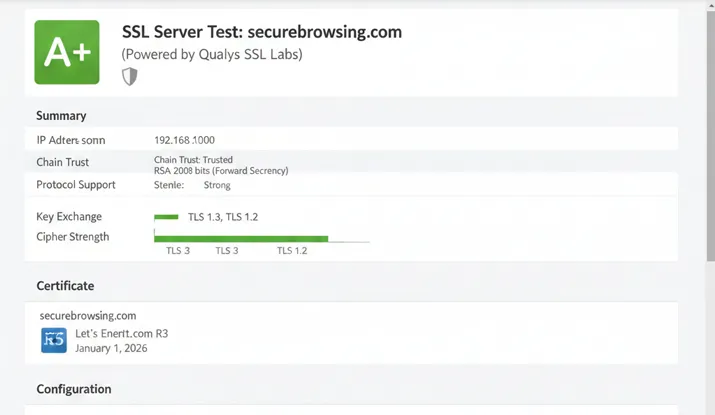 ابزارهای رایگان بررسی SSL