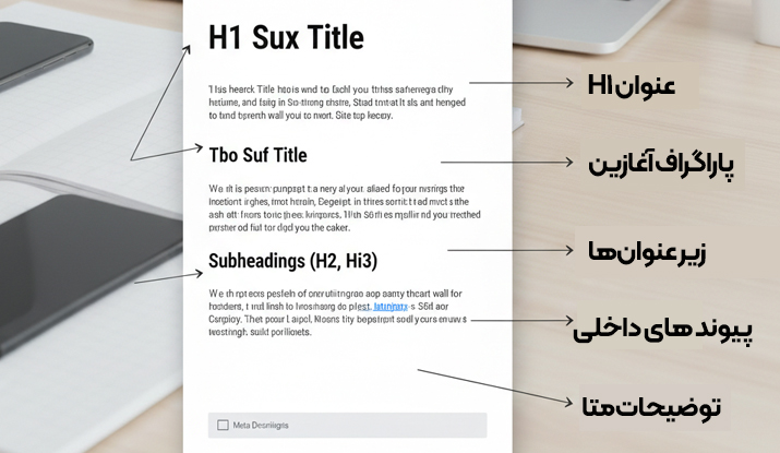 استفاده از کلمات کلیدی در محتوا