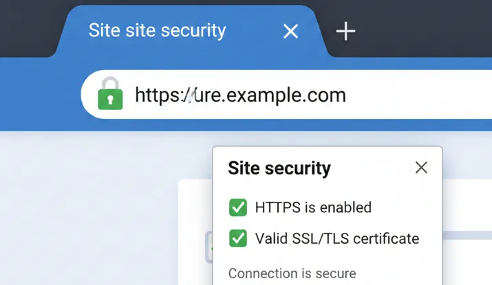 بررسی HTTPS و SSL برای امنیت سایت