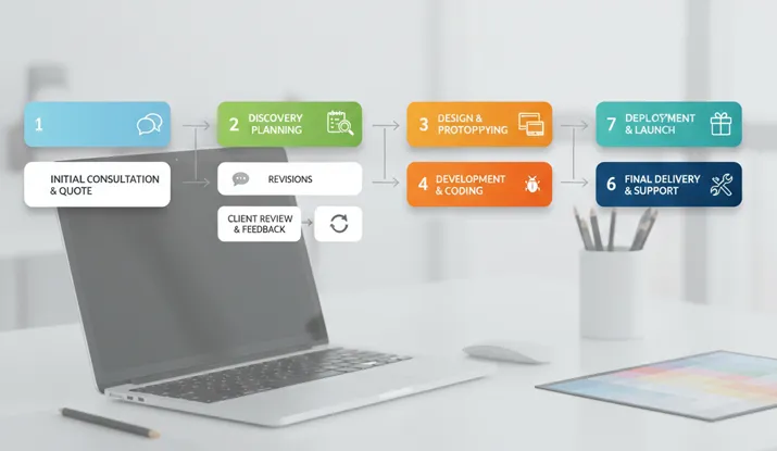 مراحل سفارش طراحی سایت