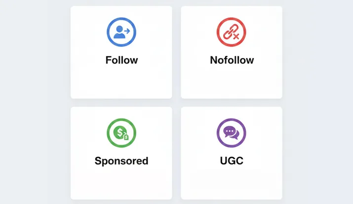 اتریبیوت‌ها در لینک سازی خارجی